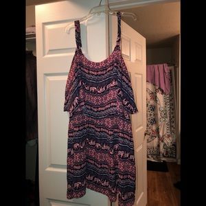 Rue 21 Boho Elephant Print Dress Size 3x